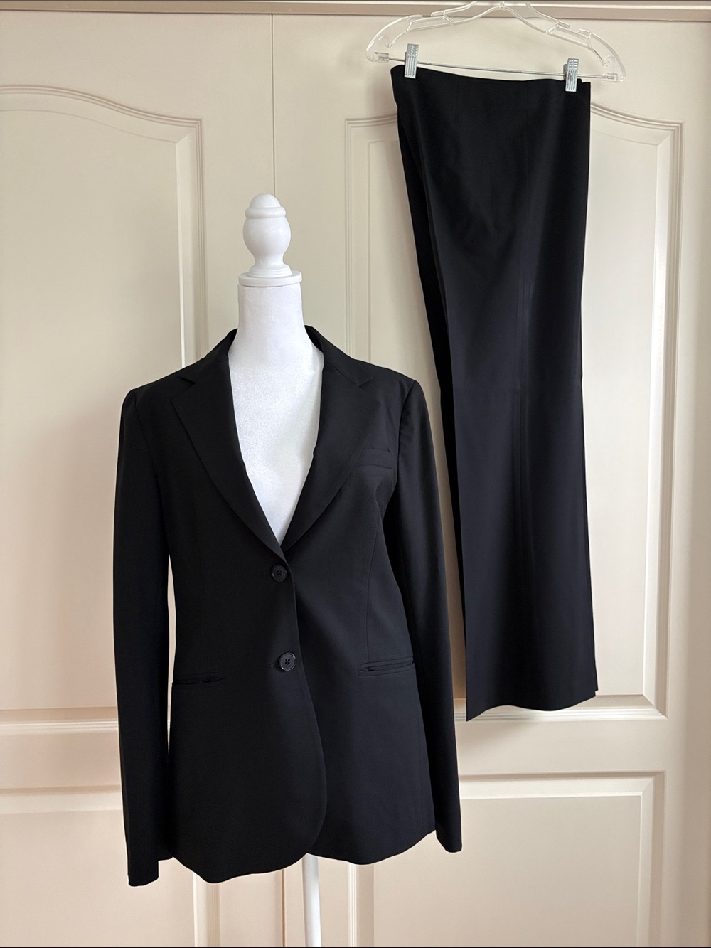 Theory Pantsuit Black Wool